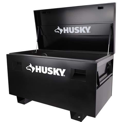 husky job box metal|husky job site tool box.